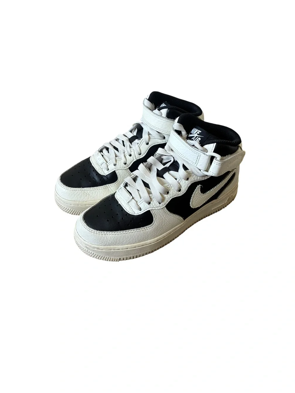 Nike Women’s White and Black High-Top Sneakers